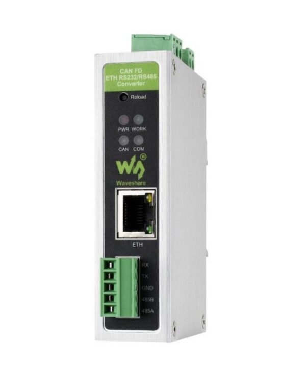 Waveshare CAN FD Protocol Converter CAN FD To ETH/RS232/RS485 Bidirectional Data Communication
