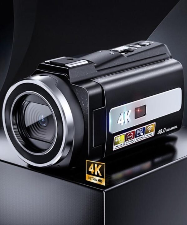 4K Video Camera Camcorder 48MP 3.0 Inch IPS Touch Screen With IR Night Vision 16X Digital Zoom WiFi Remote Control, No Card, With 16GB Card, With 32GB Card, With 64GB Card