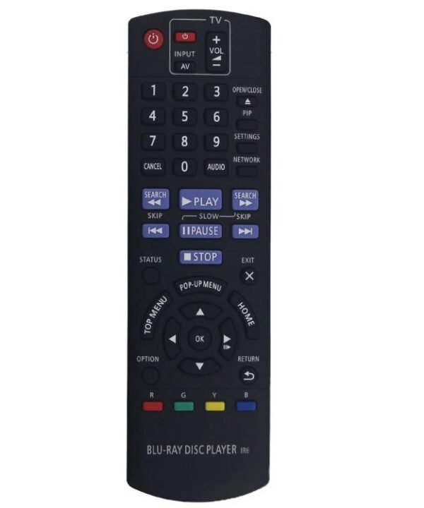 Replacement Remote Control For Panasonic Blu-ray Disc DVD Player & Theater System, N2QAYB000736, N2QAYB000970