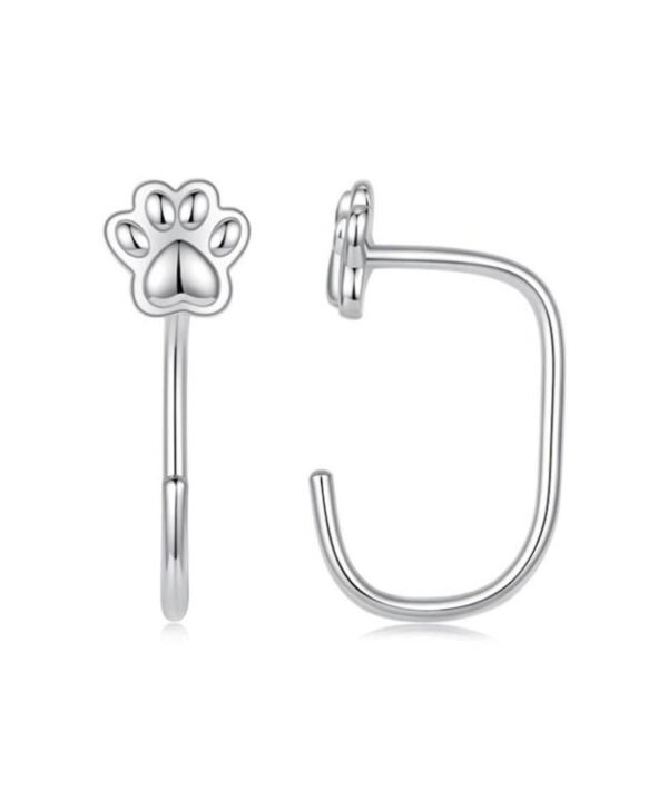 Minimalist Copper-Plated White Gold Stud Earrings, YIE345