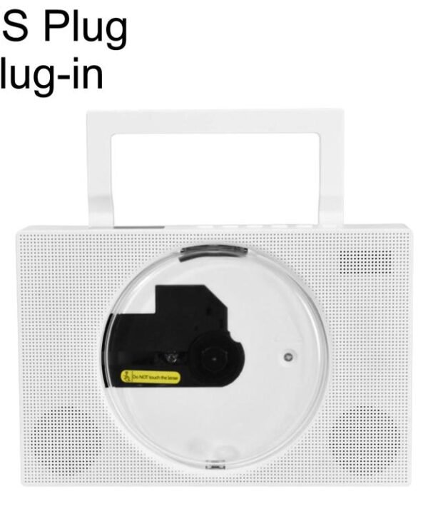 Kecag KC-606 Portable CD Player Home Bluetooth Music Player, White Plug-in, Black Plug-in, White Rechargeable, Black Rechargeable