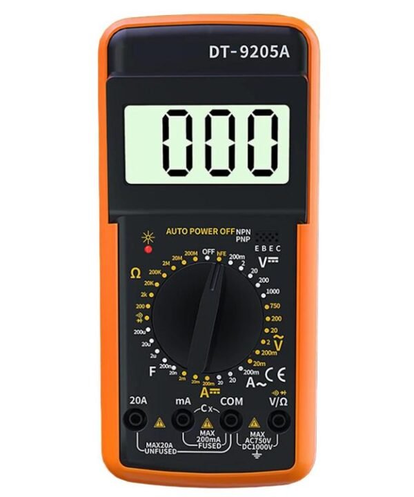 DT9205A  Digital Display Smart Digital Multimeter Current And Voltage Tester, DT9205A