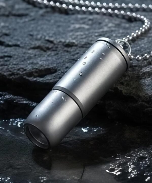 Mini Flashlight EDC Portable Titanium Alloy Keychain