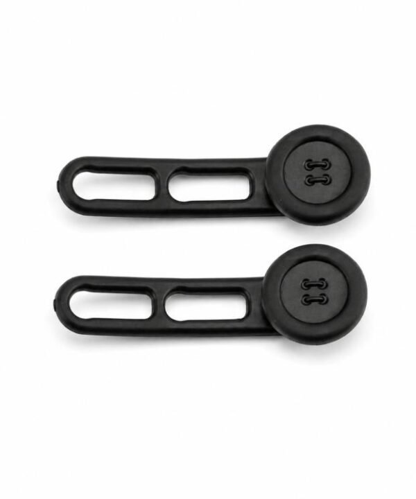 2 PCS/Pack Flexible Silicone Pant Waist Extender Buttons No-Sew Elastic Button Expanders, Double Ring Black, Double Ring Blue, Double Ring Khaki, Double Ring Grey, Double Ring White, 18mm Black, 18mm Blue, 18mm Khaki, 18mm White, 15mm Black, 15mm Blue...