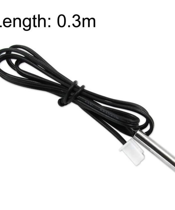 NTC Thermistor Temperature Sensor Probe 10K 3435 Waterproof Sensor, 0.3m, 0.5m, 1m, 2m, 3m, 5m