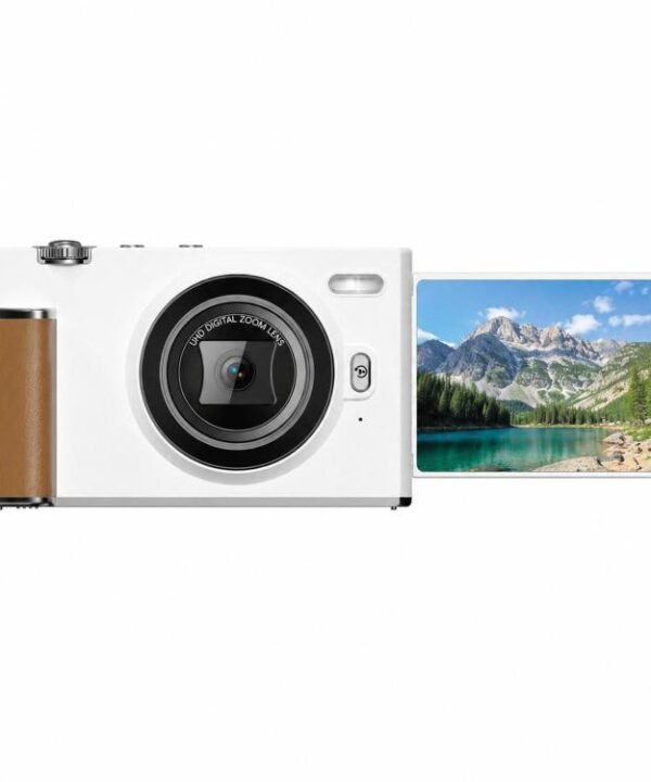 F2 Flip-Screen Retro CCD 56MP 2.7K Digital Camera With 8X Filters, Beauty Mode, And Auto Focus