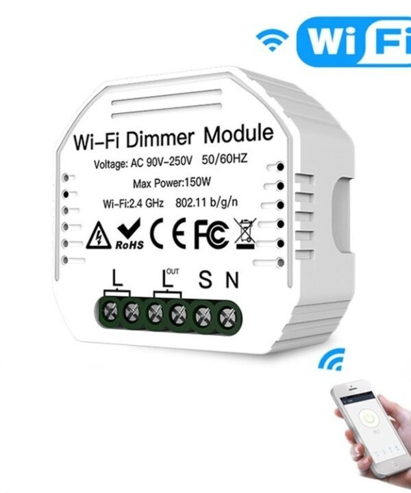 Concealed Wifi Smart Switch Dimmer Switch And Traditional Switch Dual Control Smart Switch