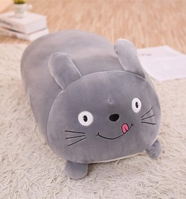 New Soft Animal Cartoon Pillow Cushion Cute Fat Dog Cat Totoro Penguin Pig Frog Plush Toy, 28cm, 60cm, 90cm