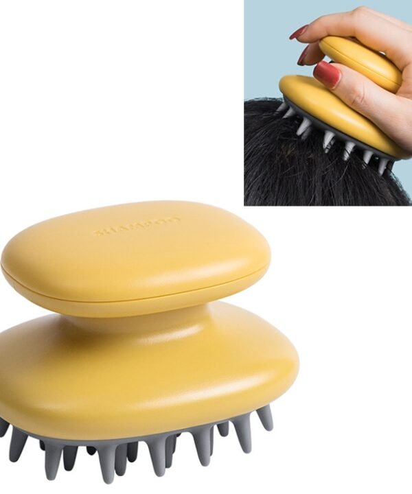 Household Shampoo Comb Silicone Massage Comb Portable Head Grab Dandruff Hair Brush