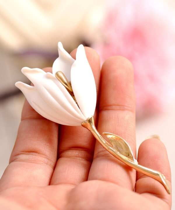Flower Brooches Accessories Girls Bloom Pins