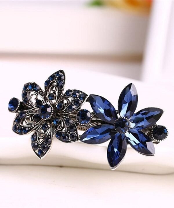Women Vintage Crystal Rhinestone Flower Hair Pin Girls Antique Silver Barrette Butterfly Hair Clip, TBD062309701A, TBD062309701B, TBD062309701C, TBD062309701D, TBD062309701E, TBD062309701F, TBD062309701G