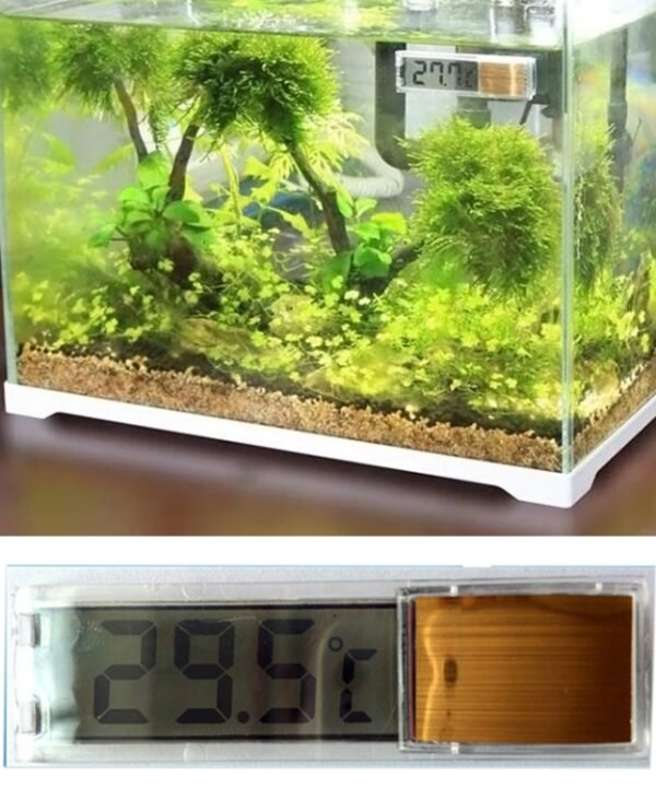 Multi-Functional LCD 3D Digital Electronic Temperature Measurement Fish Tank Aquarium Thermometer