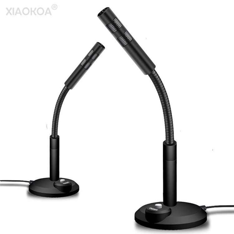 USB Condenser Microphone with Cable for Computer PC Desktop Laptop Notebook Cable Recording Gaming Podcasting, Black - Image 6