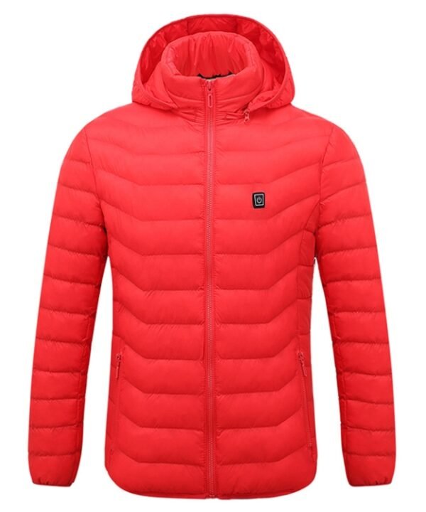Winter Smart Electric Heating Hooded Jacket, M, L, XL, XXL, XXXL, XXXXL