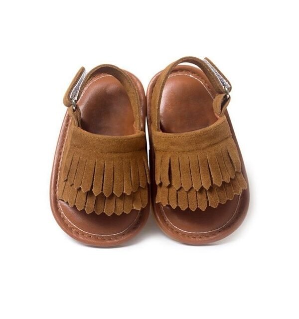 Casual Fashion PU Fringed Baby Sandals, 11cm/76g, 12cm/83g, 13cm/93g