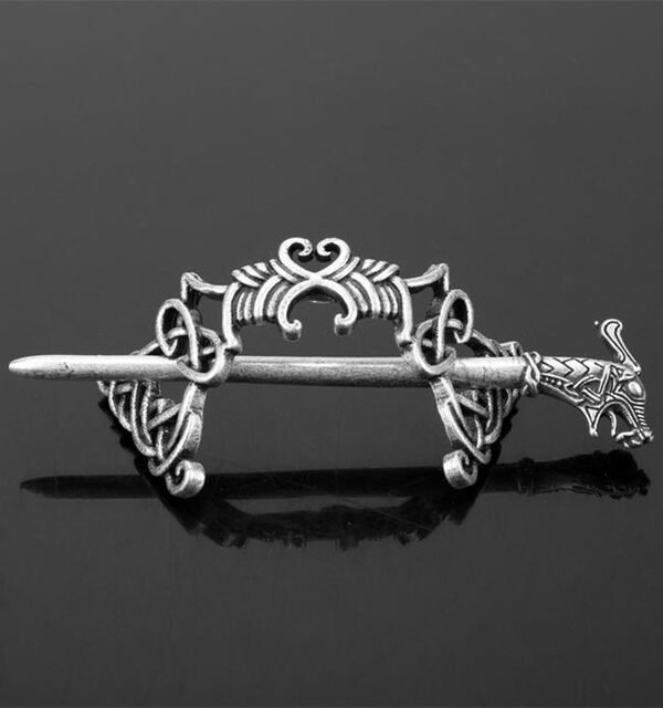 Large Celtics Knots Crown Hairpins Jewelry Vintage Viking Runes Women Girl Hairpin Hair Clips Stick Slide Accessories