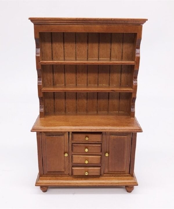 1/12 Dollhouse Miniature Furniture Multifunction Wood Cabinet Bookcase