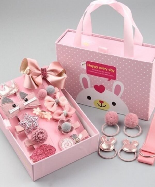 18pcs / Sets Baby Hair Accessories Girls Hairpin Hair Ring Boxed, TBD077045401A, TBD077045401B, TBD077045401C, TBD077045401D, TBD077045401E