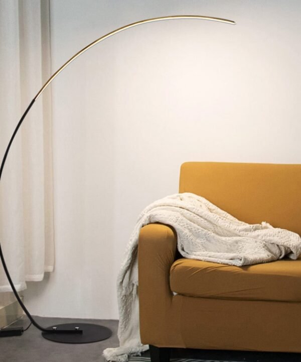 Simple Creative Fishing Type Reading Table Lamp Living Room Sofa Bedroom Floor Lamp, Yellow Light, White Light