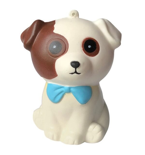 Squishy Slow Rising Squeeze Kid Toy Stress Relief Toys For Kids Christmas Gift, Cute little dog(White), Cute little dog(Yellow)