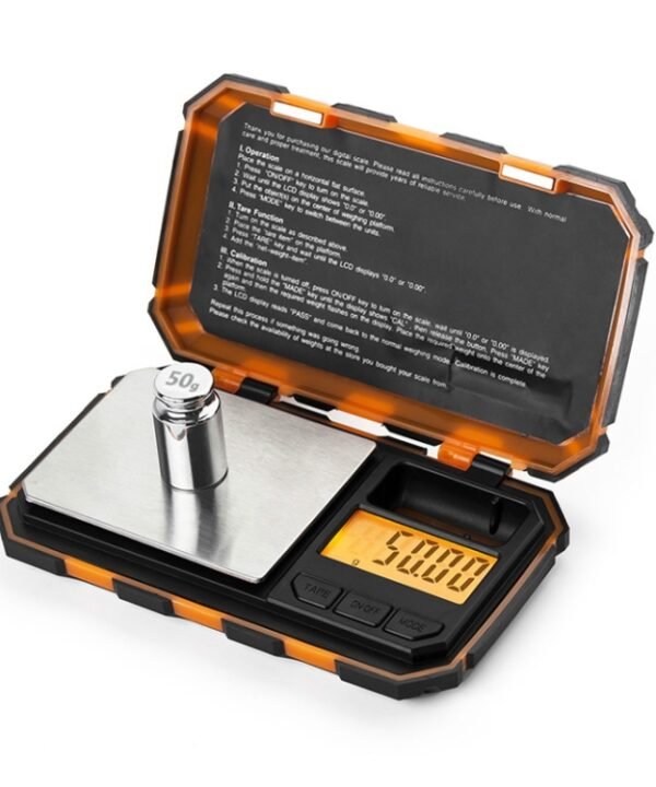 Mini Precision Digital Scales for Gold Sterling Silver Jewelry, English Version 200g/0.01g, English Version 50g/0.001g