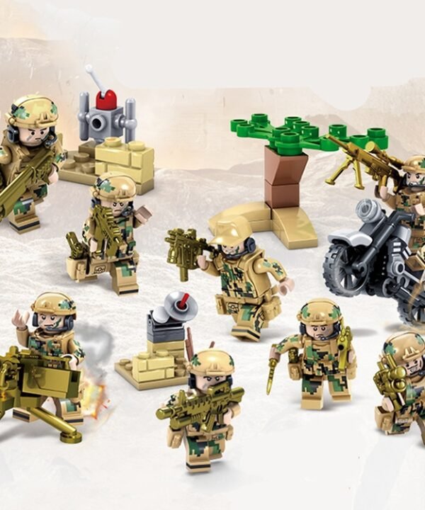 KAZI Wolf Fang Field Team Building Block Educational Toys, Age Range: 6 Years Old Above