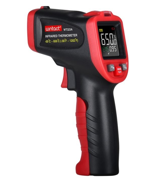 Wintact WT323A -50 Degree C~650 Degree C Handheld Portable Outdoor Non-contact Digital Infrared Thermometer