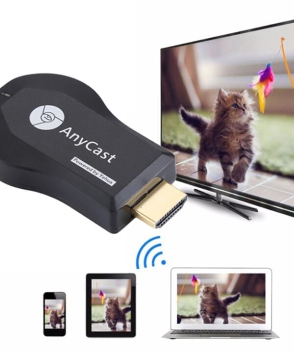 M4 Plus Wireless WiFi Display Dongle Receiver Airplay Miracast DLNA 1080P HDMI TV Stick for iPhone, Samsung, and other Android Smartphones