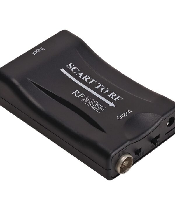 SCART to RF Video Converter, Support RF67.25MHz, 61.25MHz