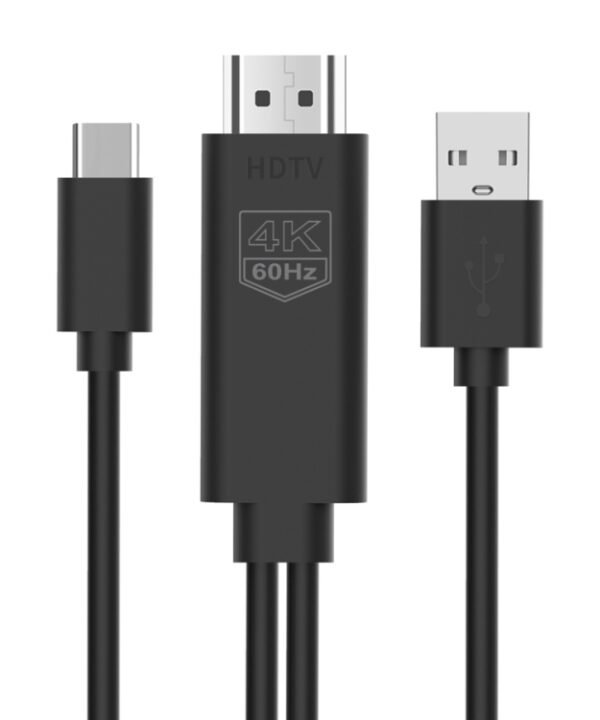 UC502 USB-C / Type-C 4K 60Hz HDTV Plastic Cable
