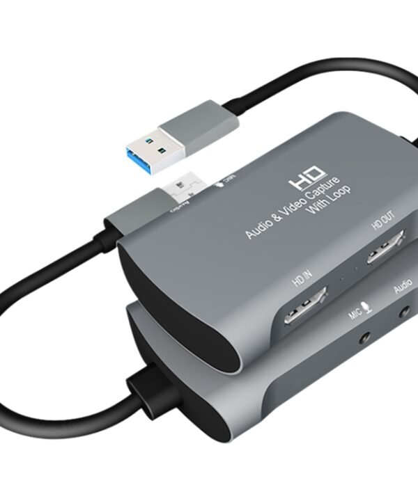 Z30 HDMI Female + Mic to HDMI Female + Audio + USB 2.0 Video Capture Box