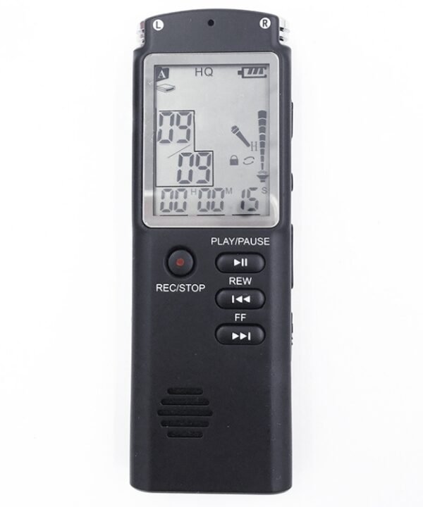 T60 Monochrome Screen HD Noise Reduction Digital Voice Recorder, 16G, Support MP3 / WAV Format, 16G