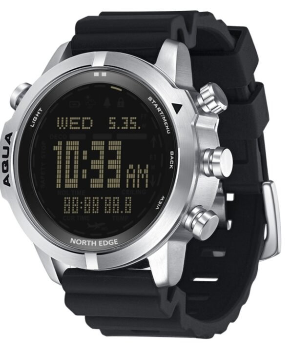 NORTH EDGE AQUA 100m Waterproof Scuba Diver Smart Watch, Support Luminous Display & Compass Mode