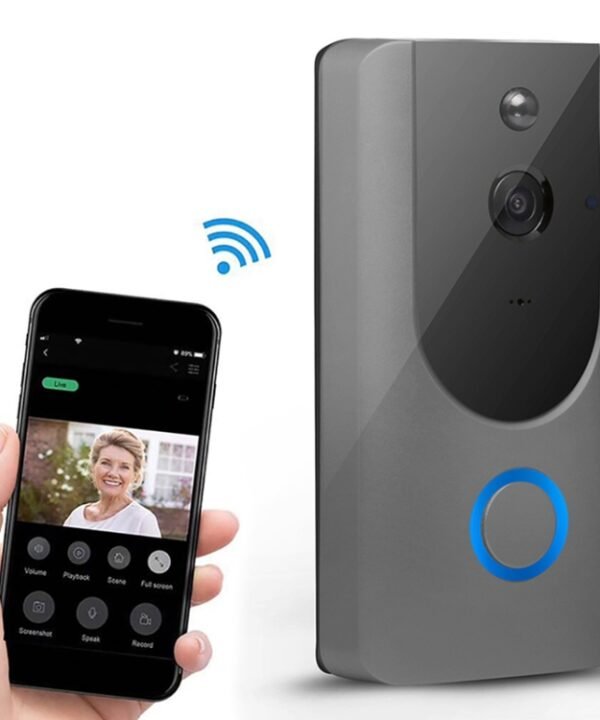 M2 720P Smart WIFI Video Visual Doorbell,Support Mobile Phone Remote Monitoring & Night Vision