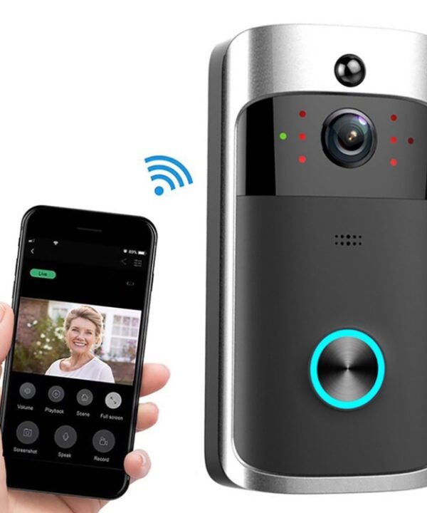 M3 720P Smart WIFI Ultra Low Power Video Visual Doorbell,Support Mobile Phone Remote Monitoring & Night Vision, Without Ding Dong Version