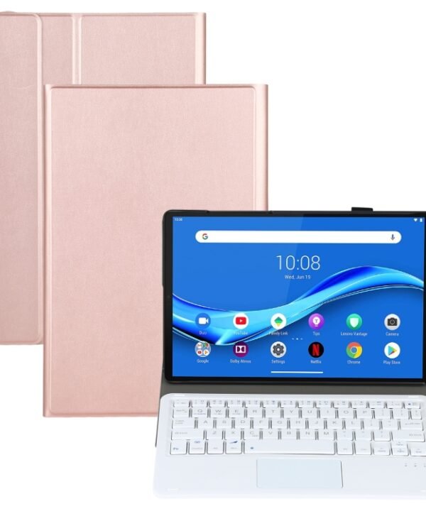 AM10-A Detachable Bluetooth Backlight Keyboard Ultrathin Horizontal Flip Leather Tablet Case with Touchpad & Holder for Lenovo M10 Plus 10.3 inch X606F, For Lenovo M10 Plus