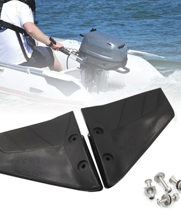 Outboard Motor Wave Pressure Board Sliding Wing Tail for 4 to 50HP Outdrive Stabilizer