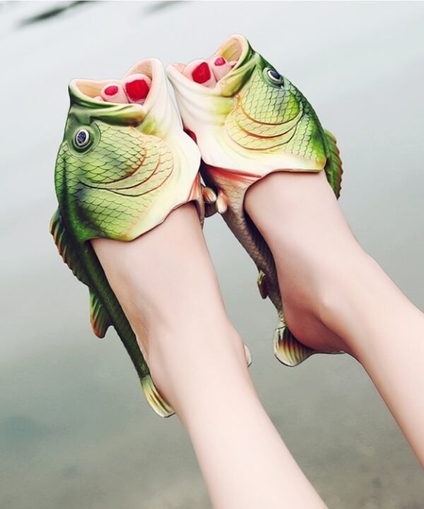 Fish Style EVA Material Summer Beach Sandals Simulation Fish Beach Slippers for Children, Size: 32#