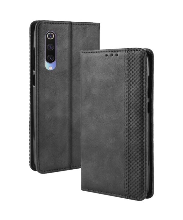 Magnetic Buckle Retro Texture Horizontal Flip Leather Case for Xiaomi Mi 9, with Holder & Card Slots & Wallet, For Xiaomi Mi 9