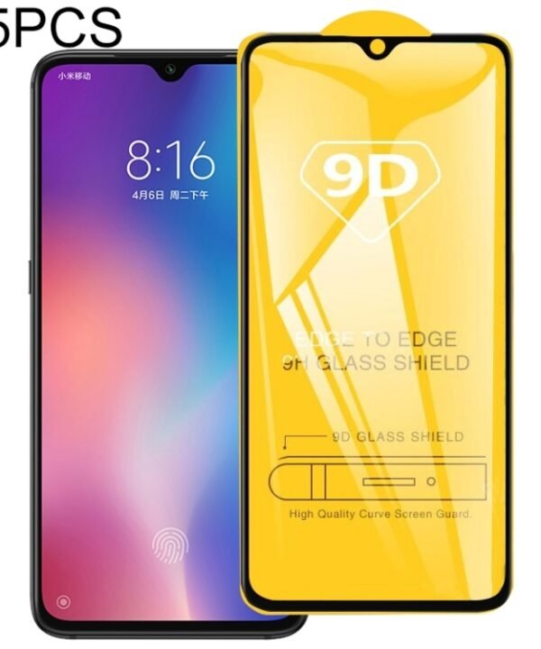 25 PCS For Xiaomi Redmi Note 8 Pro 9D Full Glue Full Screen Tempered Glass Film