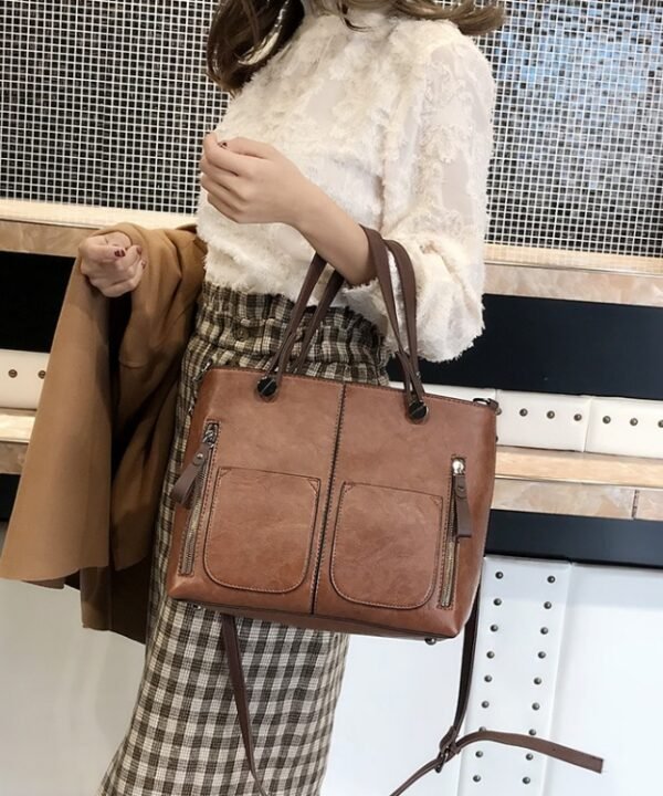 Fashion Casual PU Shoulder Bag Ladies Handbag Messenger Bag