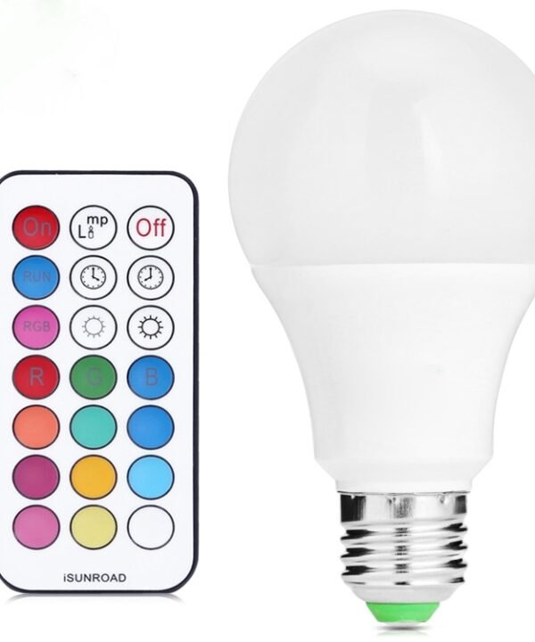 10W E27 RGB Dimmable Color Changing Lighting LED Light Bulbs