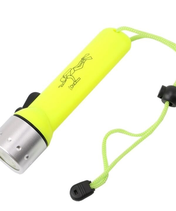 Waterproof Underwater Diving LED Flashlight Adjustable Torch Diving Work Fishing Hunting Lamp