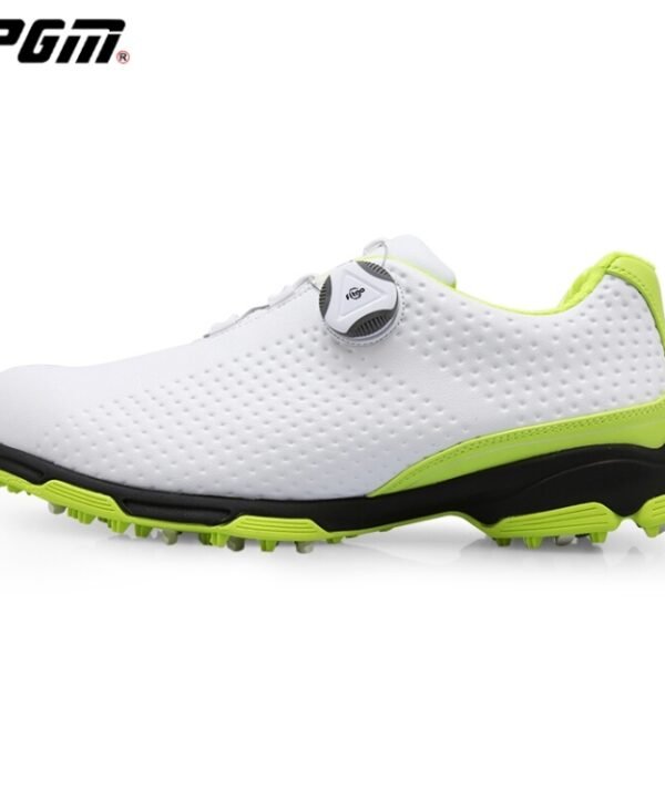 PGM Golf Breathable Rotating Buckle Sneakers Outdoor Sport Shoes for Men(Color:White Black Size:44), 39, 40, 41, 42, 43, 44, 45