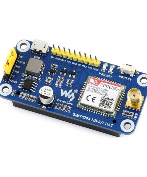 Waveshare NB-IoT HAT for Raspberry Pi, for Europe, Asia, Africa, Australia