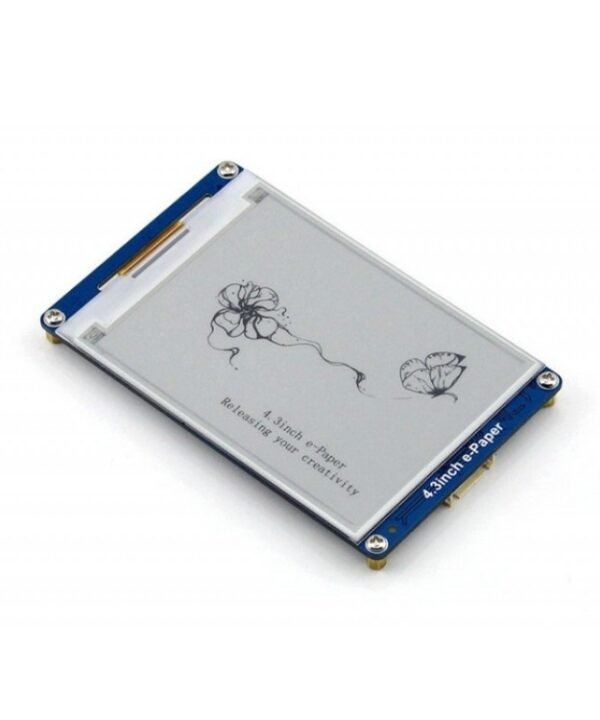 Waveshare 4.3 inch 800x600 Pixel Serial Interface Electronic Paper Display UART Module