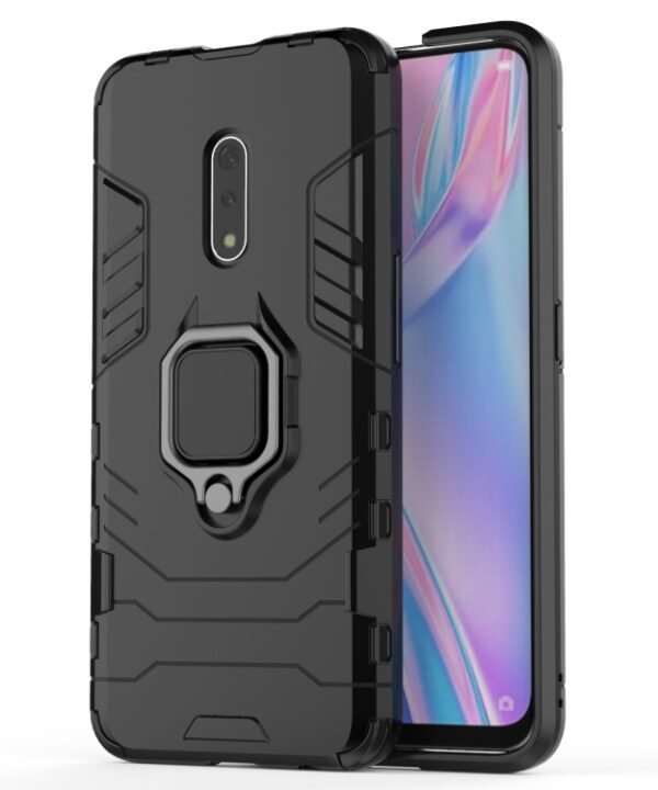 PC + TPU Shockproof Protective Case for OPPO K3 /Realme X, with Magnetic Ring Holder, For OPPO K3