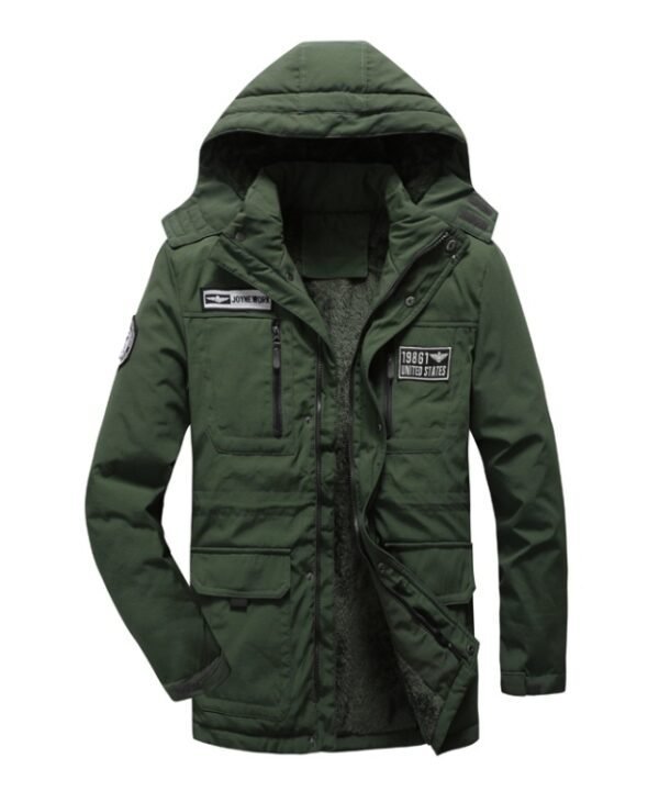 Men Long Style Warm Cotton Clothing, M, L, XL, XXL, XXXL, XXXXL, 5XL