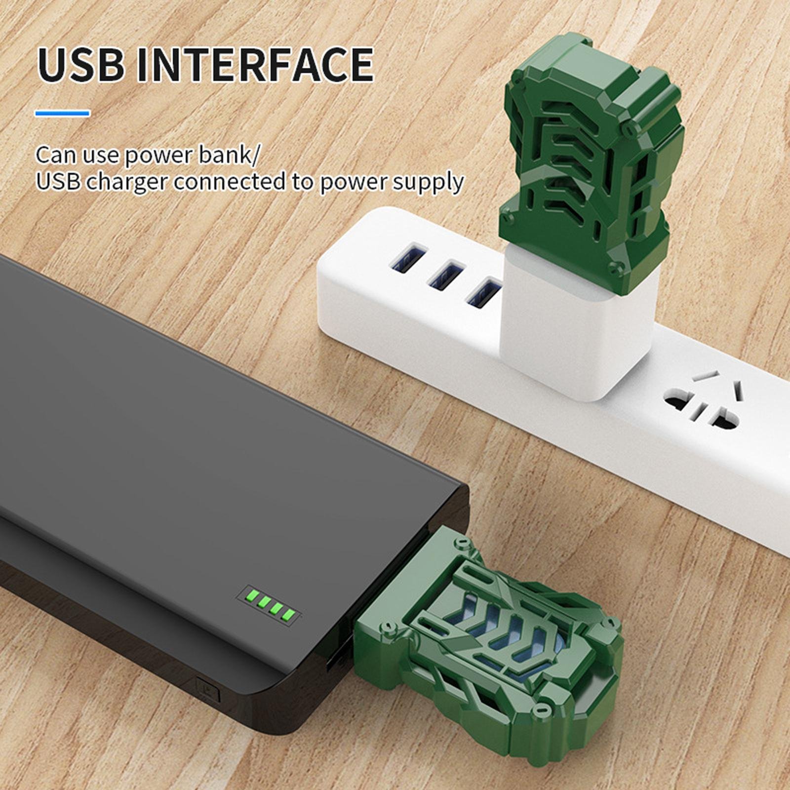 Portable USB Electric Mosquito Repellent – Mini Heated Insect Killer for Outdoor Camping, Travel, and Home (Green) - Image 8