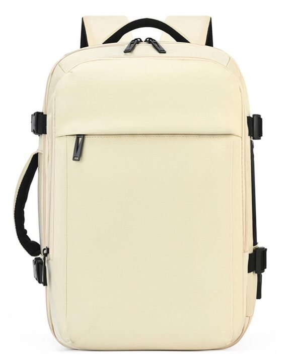 REMOID M006 Water-Resistant Travel Laptop Backpack  Beige Rucksack